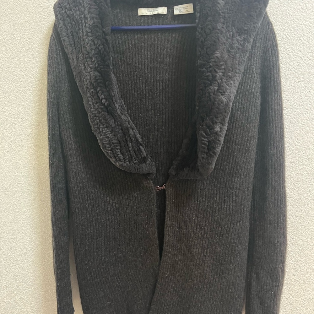 Cozy Black Hooded Sweater